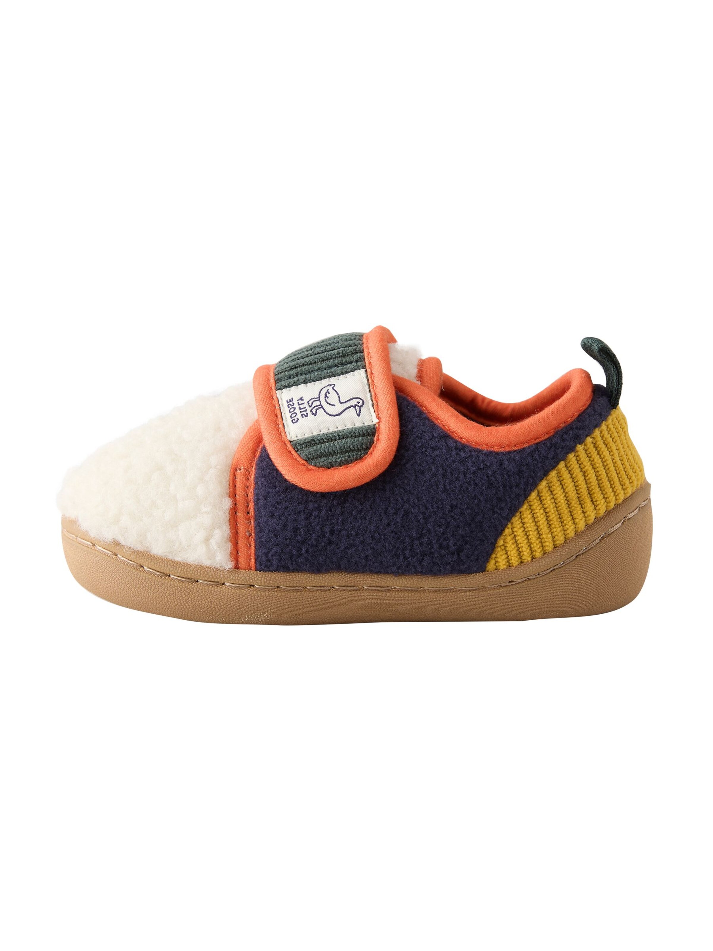 Next Slippers in Blue: front
