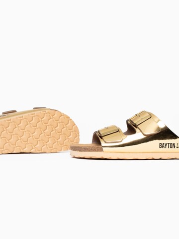 Bayton Pantolette 'Atlas' i guld