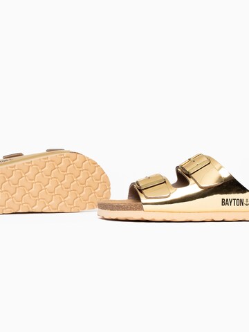 Bayton - Zapatos abiertos 'Atlas' en oro