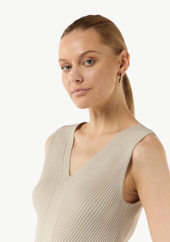 COMMA Gebreide top in Beige