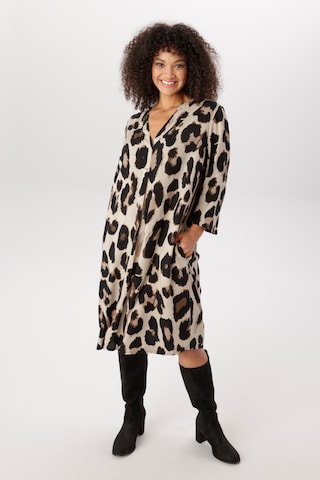 Aniston Dress in Brown: front