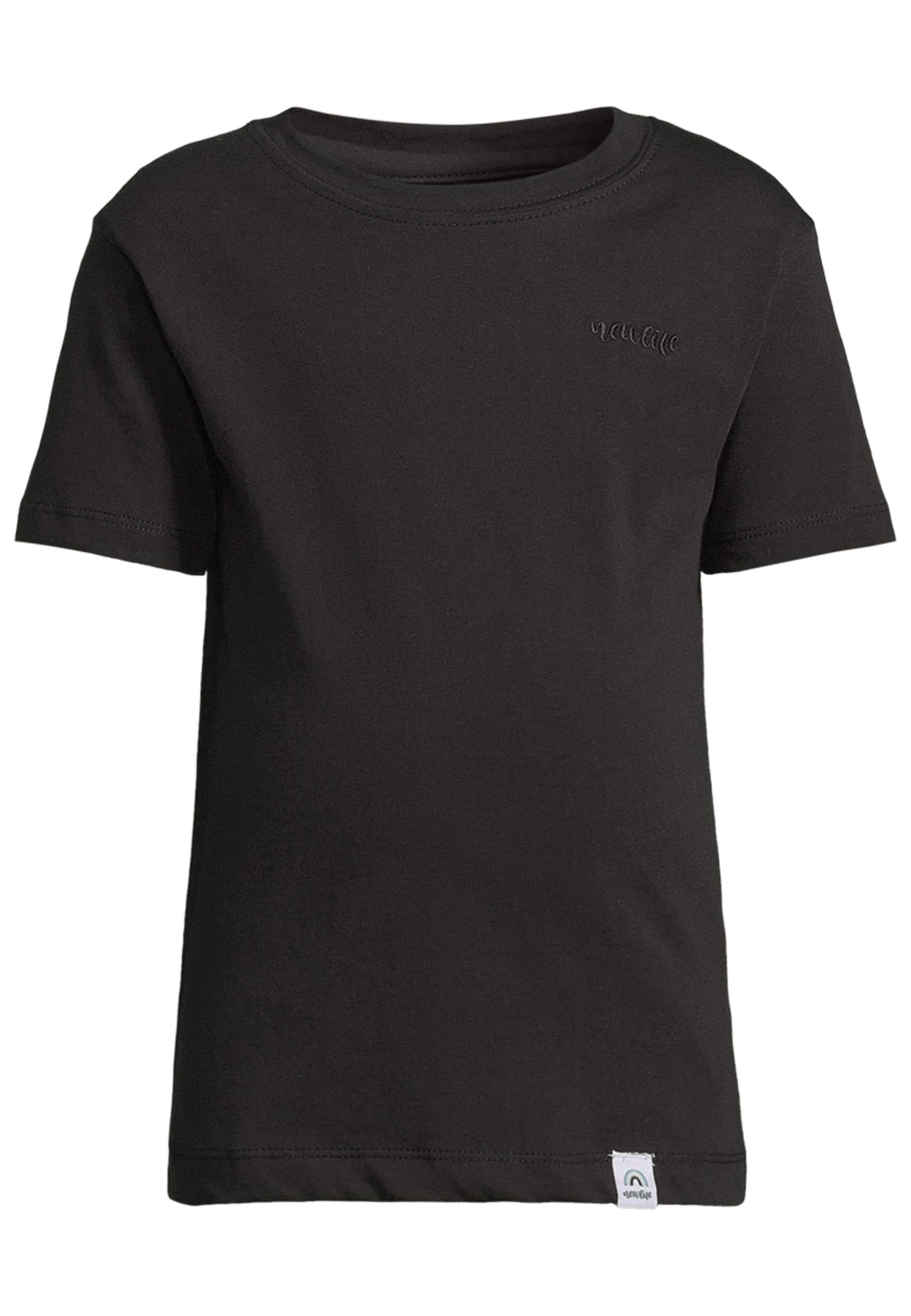 New Life T-Shirt in Schwarz: Vorderseite