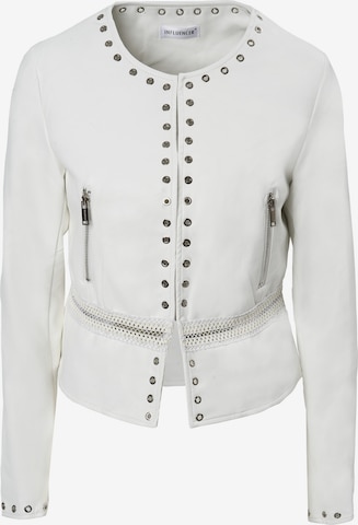 Giacca di mezza stagione di Influencer in bianco: frontale