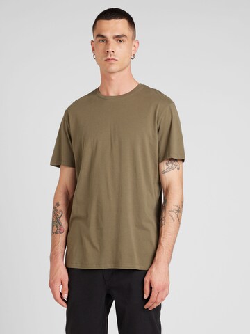 SELECTED T-Shirt 'SLHAspen' in Grün: Vorderseite