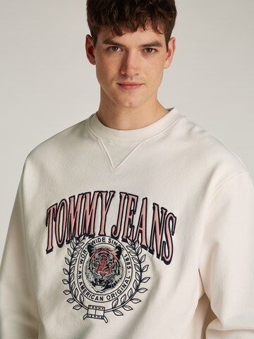 Tommy Jeans Sweatshirt 'TIGER' in Weiß