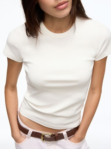 Bershka Tričko - Biela