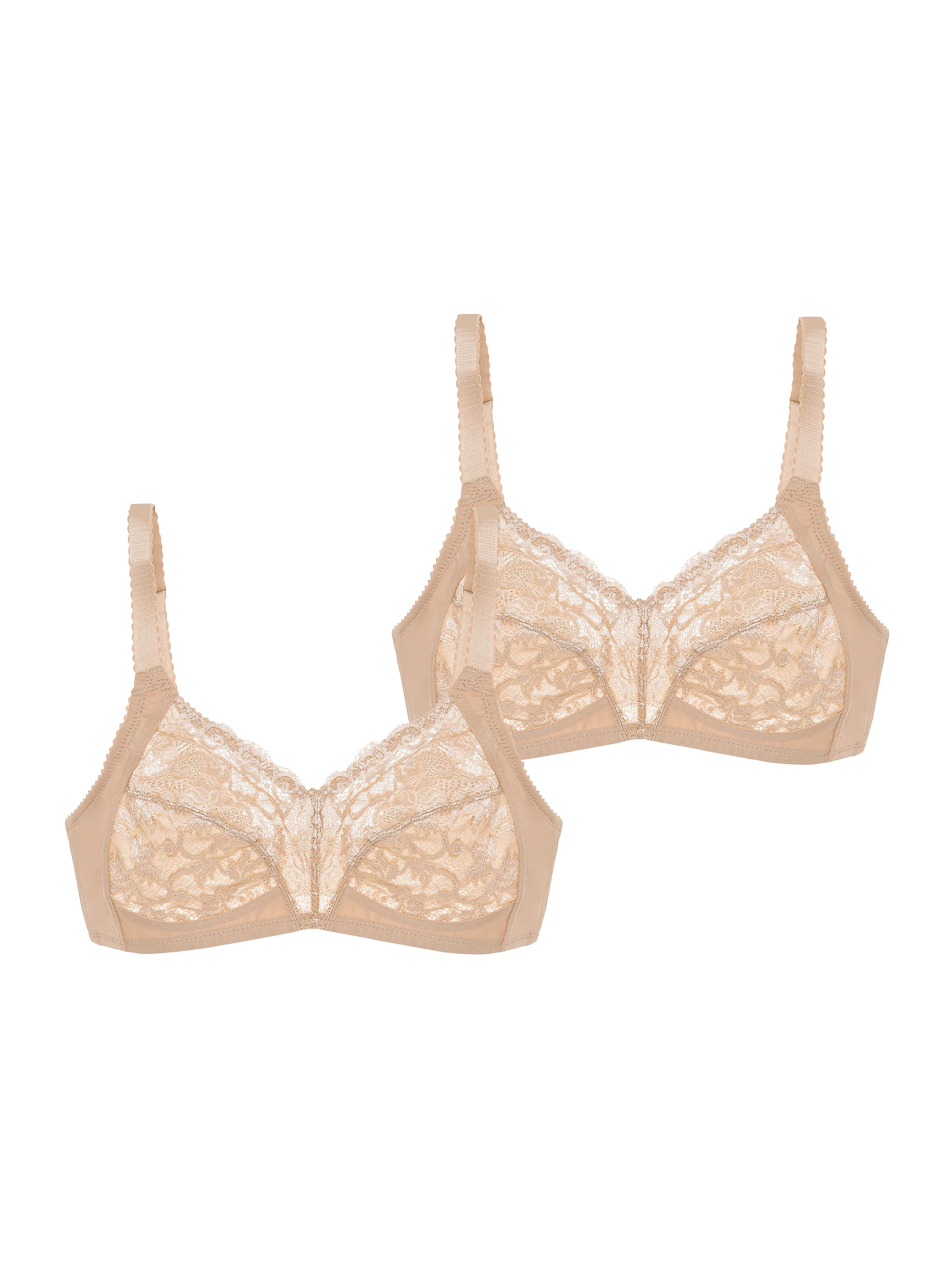 TRIUMPH Bügelloser BH 'Delicate Doreen' in Beige: Vorderseite