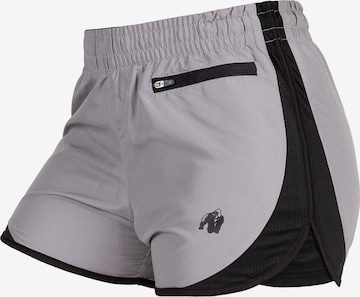 Coupe slim Pantalon de sport 'Alice' Gorilla Wear en gris : devant