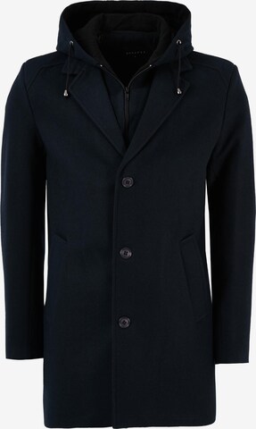 Buratti Winter Coat in Blue: front