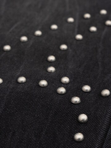 ENRAGE Wide leg Jeans 'BOWSTONS' in Black