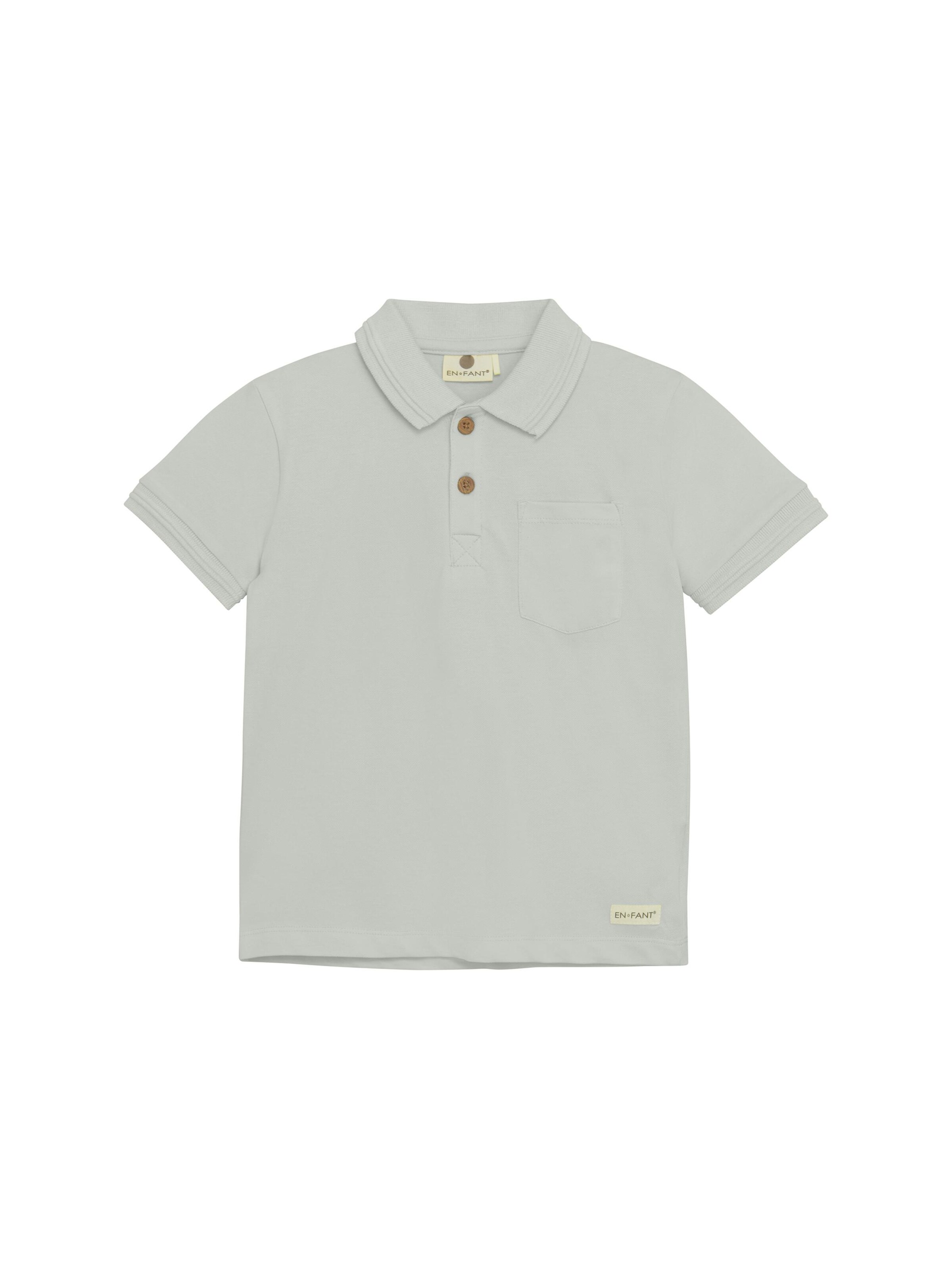 Maglietta ' ENPolo' di EN FANT in grigio: frontale