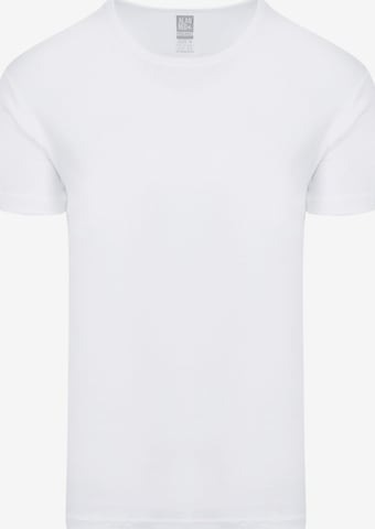 T-Shirt 'Copenhagen' alan red en blanc