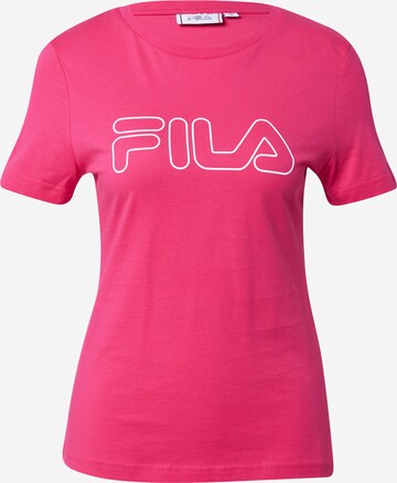 T-shirt 'Ladan' FILA en rose : devant