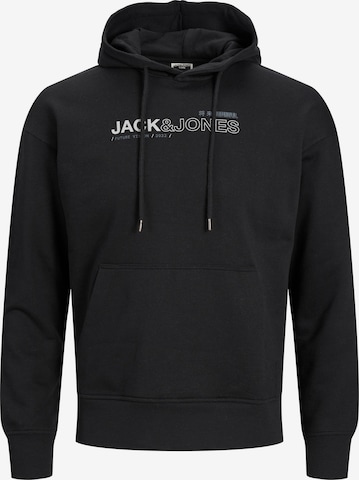 JACK & JONES Μπλούζα φούτερ 'VISION' σε μαύρο: μπροστά