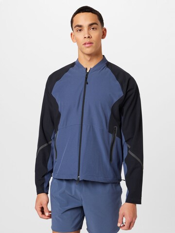 UNDER ARMOUR Sports jacket 'Unstoppable' in Grey: front