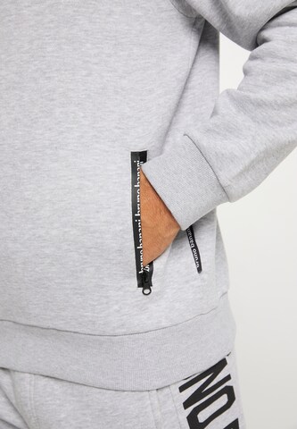 BRUNO BANANI Sweatshirt 'Reed' in Grey