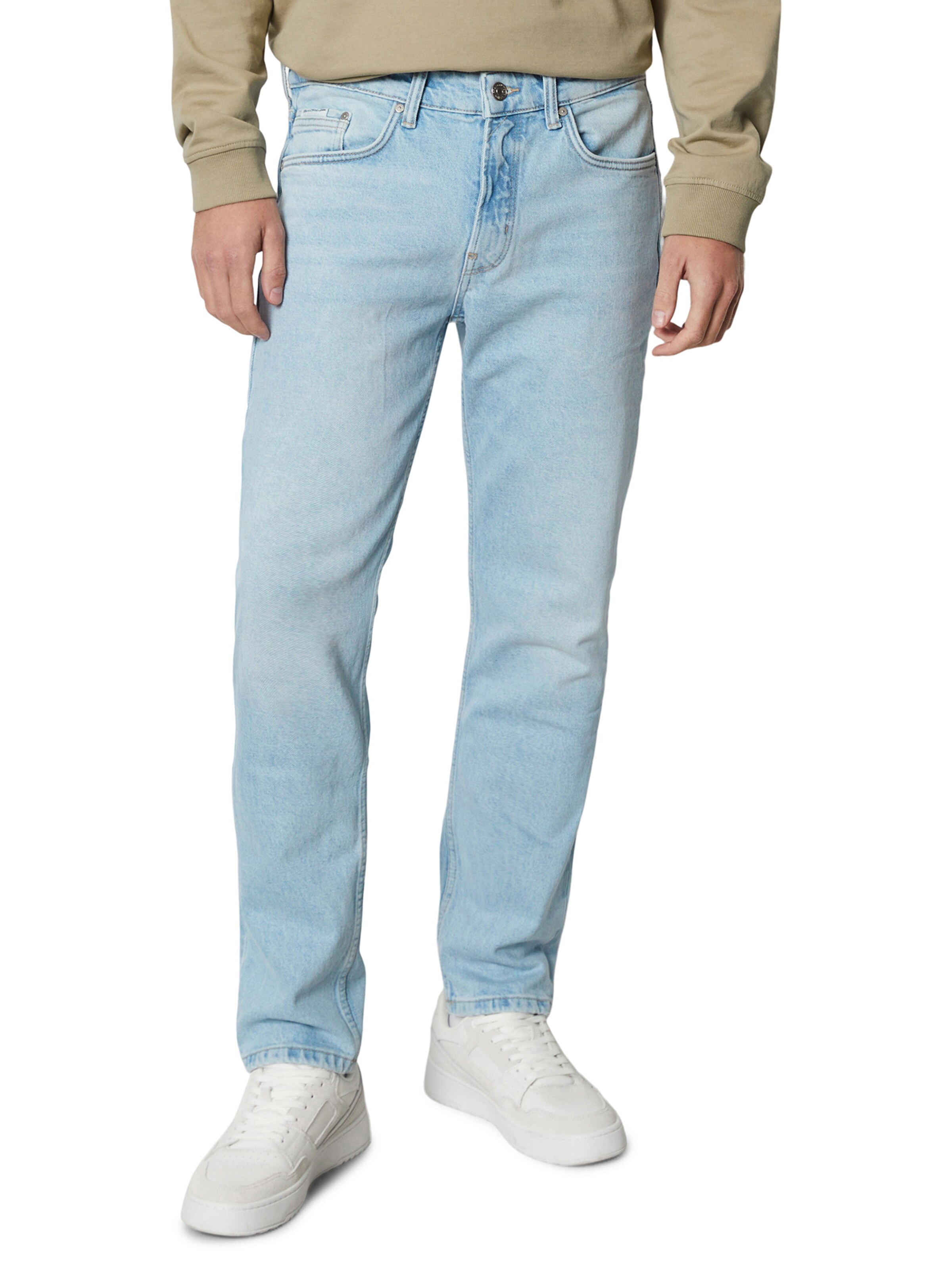Marc O'Polo DENIM Slimfit Jeans 'Linus' in Blau: Vorderseite
