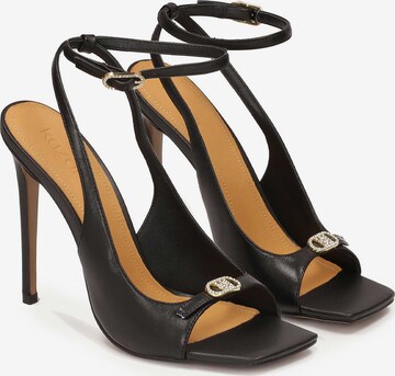 Kazar Strap Sandals in Black