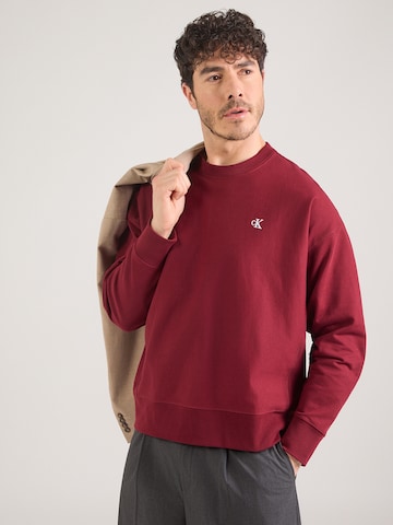 Calvin Klein Jeans Mikina - Červená: predná strana