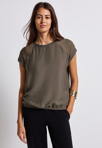 STREET ONE Blouse in Brown: front