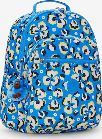 KIPLING - Mochila 'Seoul' em azul