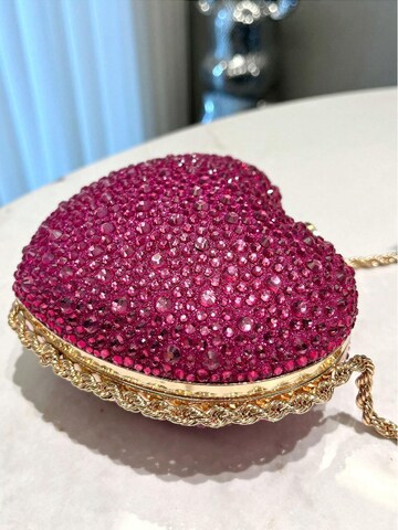 Tomshop24-7 Clutch 'Herz' in Pink