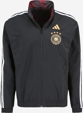 ADIDAS PERFORMANCESportska jakna 'DFB WC ANTHEM' - crna boja: prednji dio