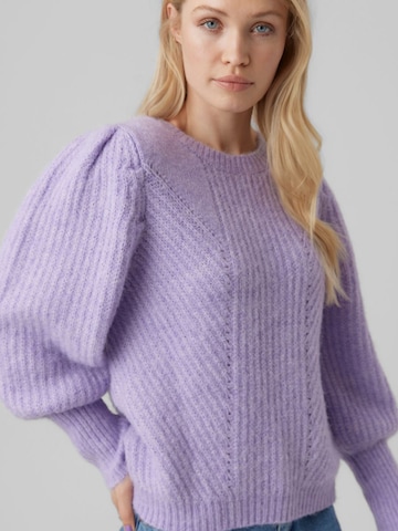 VERO MODA Sweater 'Pekan' in Purple