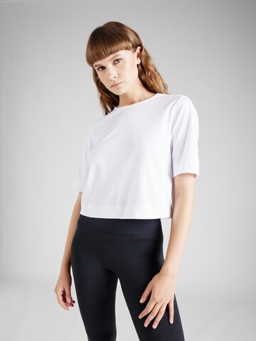 T-shirt fonctionnel Calvin Klein Sport en blanc : devant