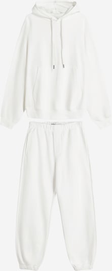 Bershka Strój do biegania w kolorze naturalna bielm, Podgląd produktu