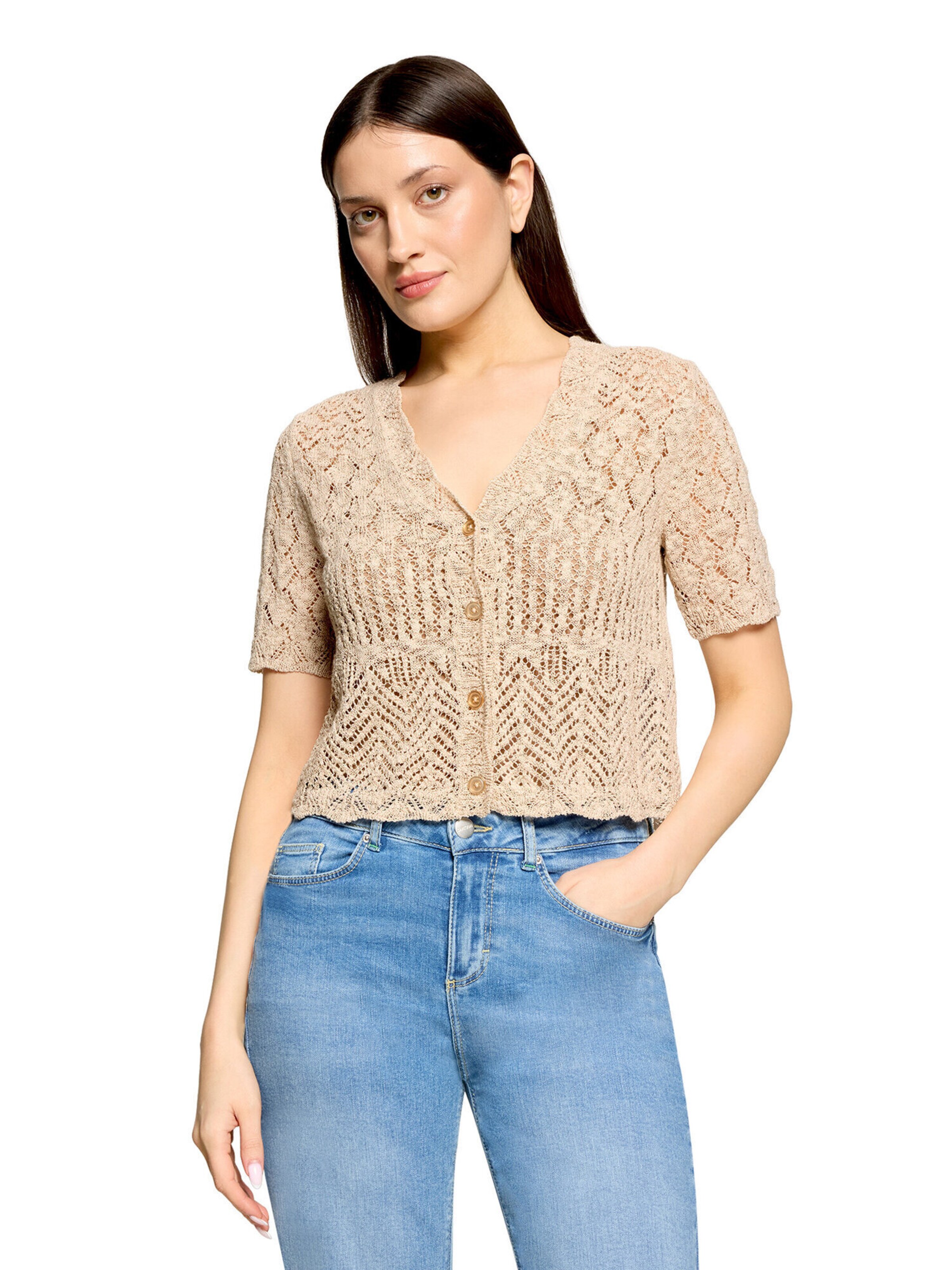 Giacchetta di Cartoon in beige: frontale