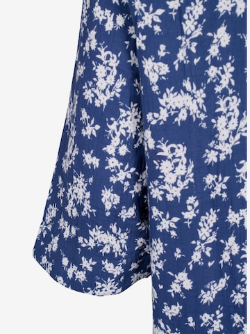 Zizzi - Camisa de pijama 'Mcecilie' em azul