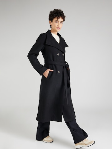 ONLY Ανοιξιάτικο και φθινοπωρινό παλτό 'MEDINA' σε μαύρο: μπροστά
