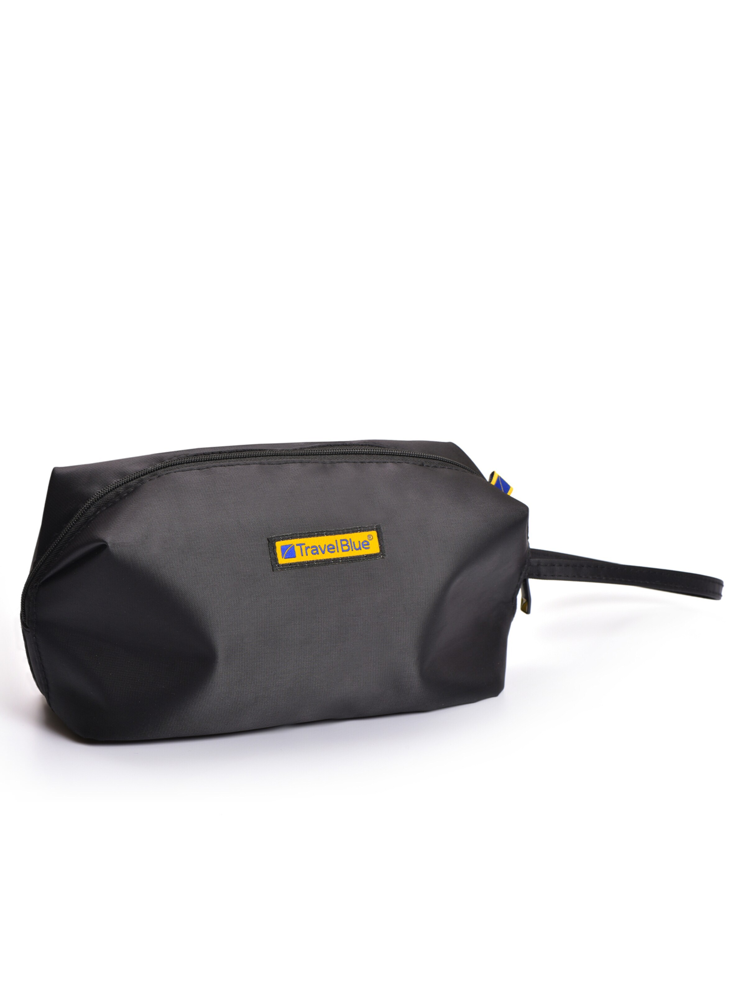 Travel Blue Toiletry Bag 'Cosmetic & Travel Pouch' in Black: front