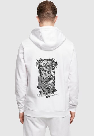 Mister Tee Sweatshirt 'La Familia' in Weiß: Vorderseite
