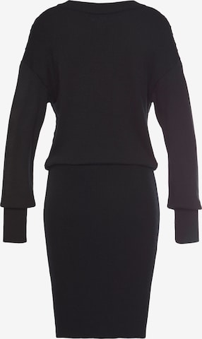 all saints knitted dress All Saints Cream Ribbed Knit Sweater Dress