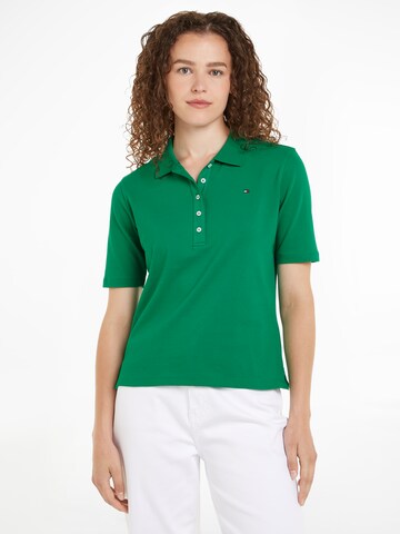 T-shirt TOMMY HILFIGER en vert : devant