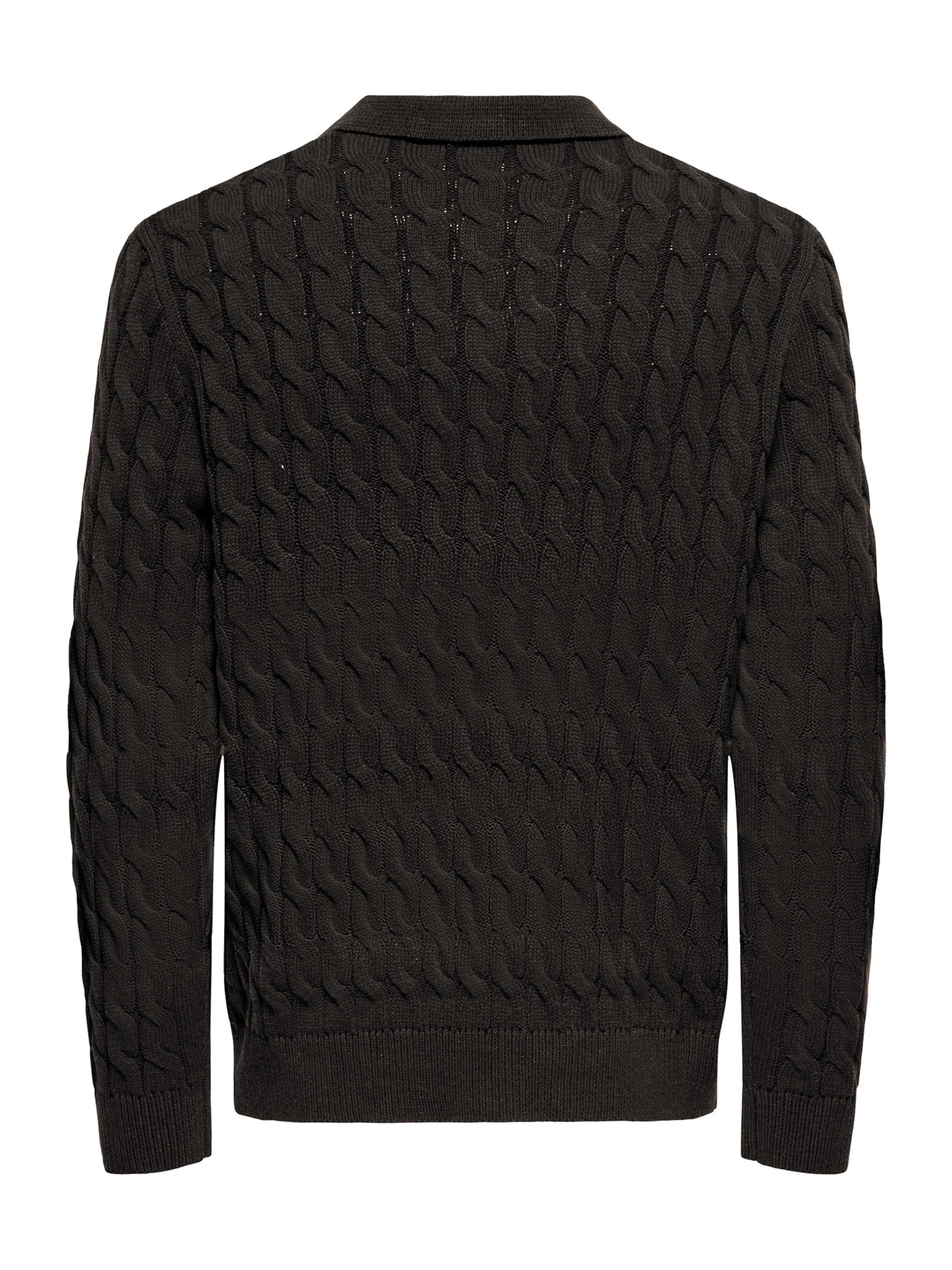 Only & Sons Πουλόβερ 'KICKER' σε καφέ