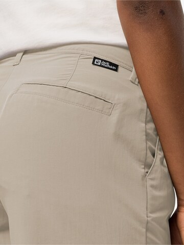 JACK WOLFSKIN - regular Pantalón de montaña en blanco