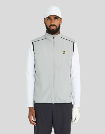 Lyle & Scott Sportbodywarmer in Grijs: voorkant