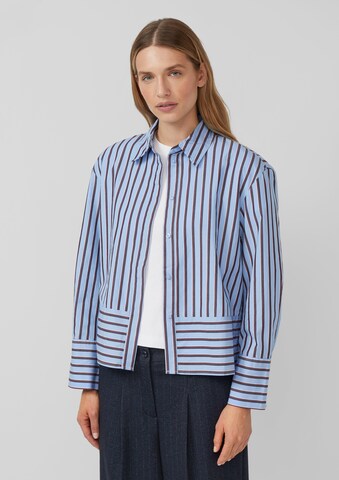 s.Oliver Blouse in Blauw: voorkant