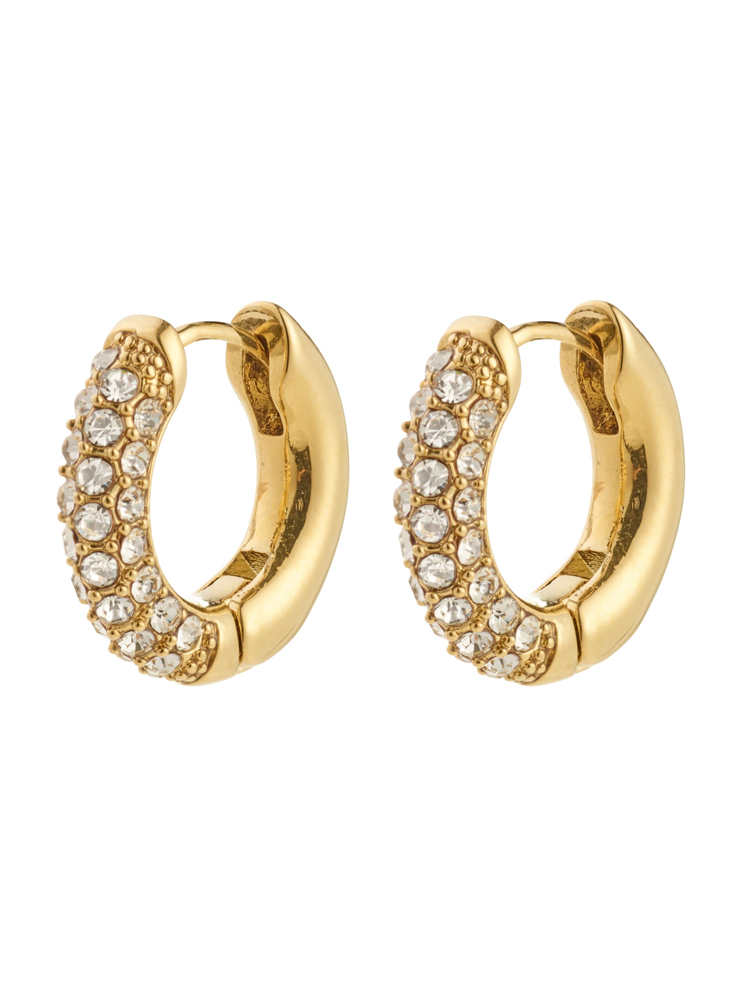 Boucles d'oreilles 'Tatum' Pilgrim en or : devant