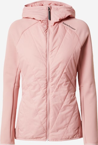 PEAK PERFORMANCE Outdoorjas in Roze: voorkant