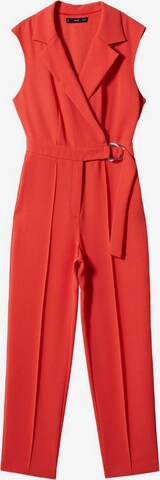 MANGO Jumpsuit 'Candela' in Rood: voorkant