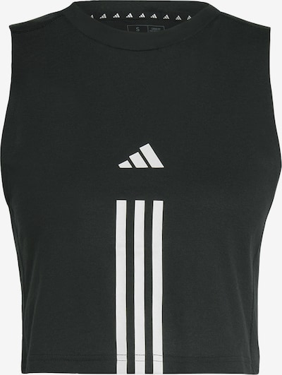 ADIDAS PERFORMANCE Спортен топ 'Train Essentials' в черно / бяло, Преглед на продукта