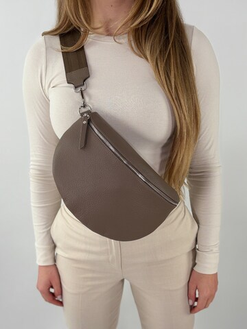 lePelou Fanny Pack 'MILA large' in Grey