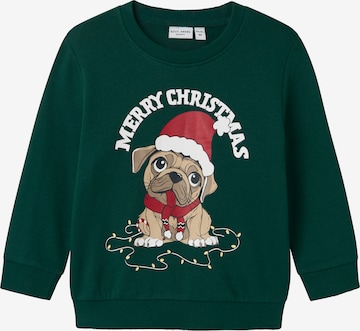 NAME IT Sweatshirt in Grün: Vorderseite