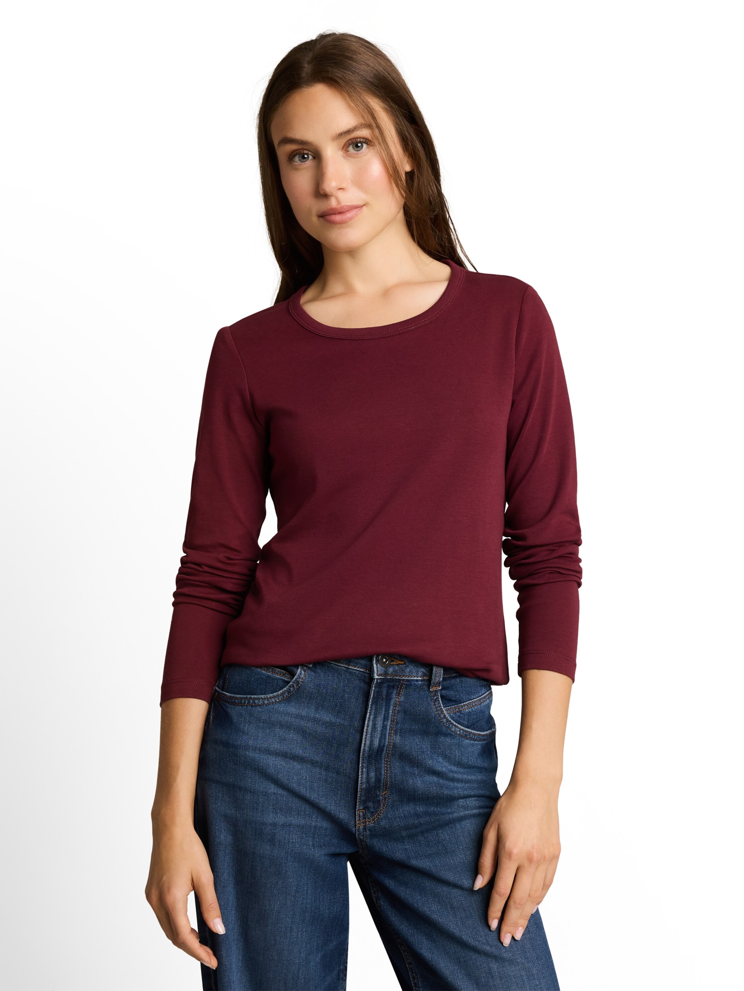 T-shirt TOM TAILOR en rouge : devant