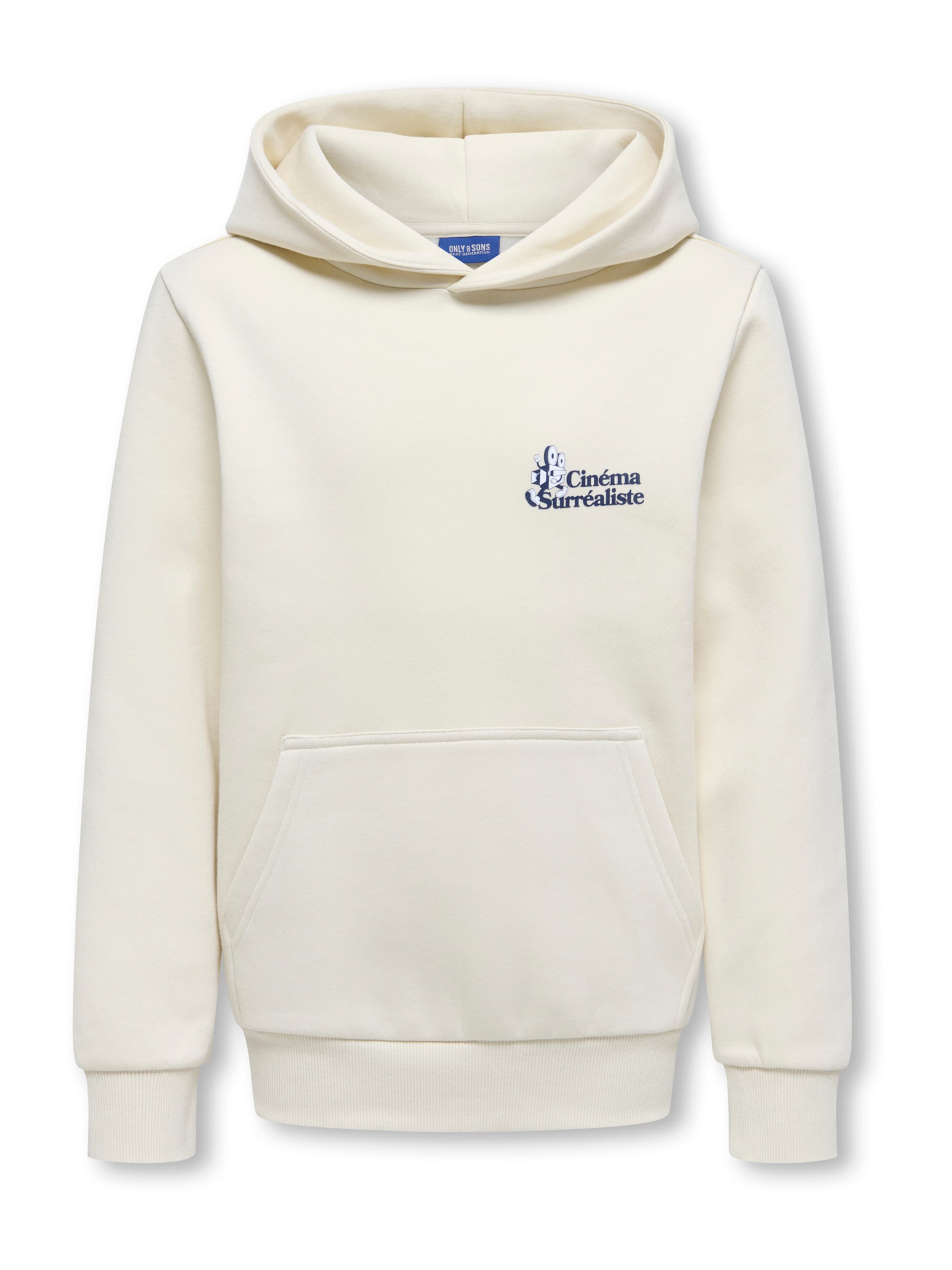 Felpa 'OSJCERES' di Only & Sons Junior in beige: frontale