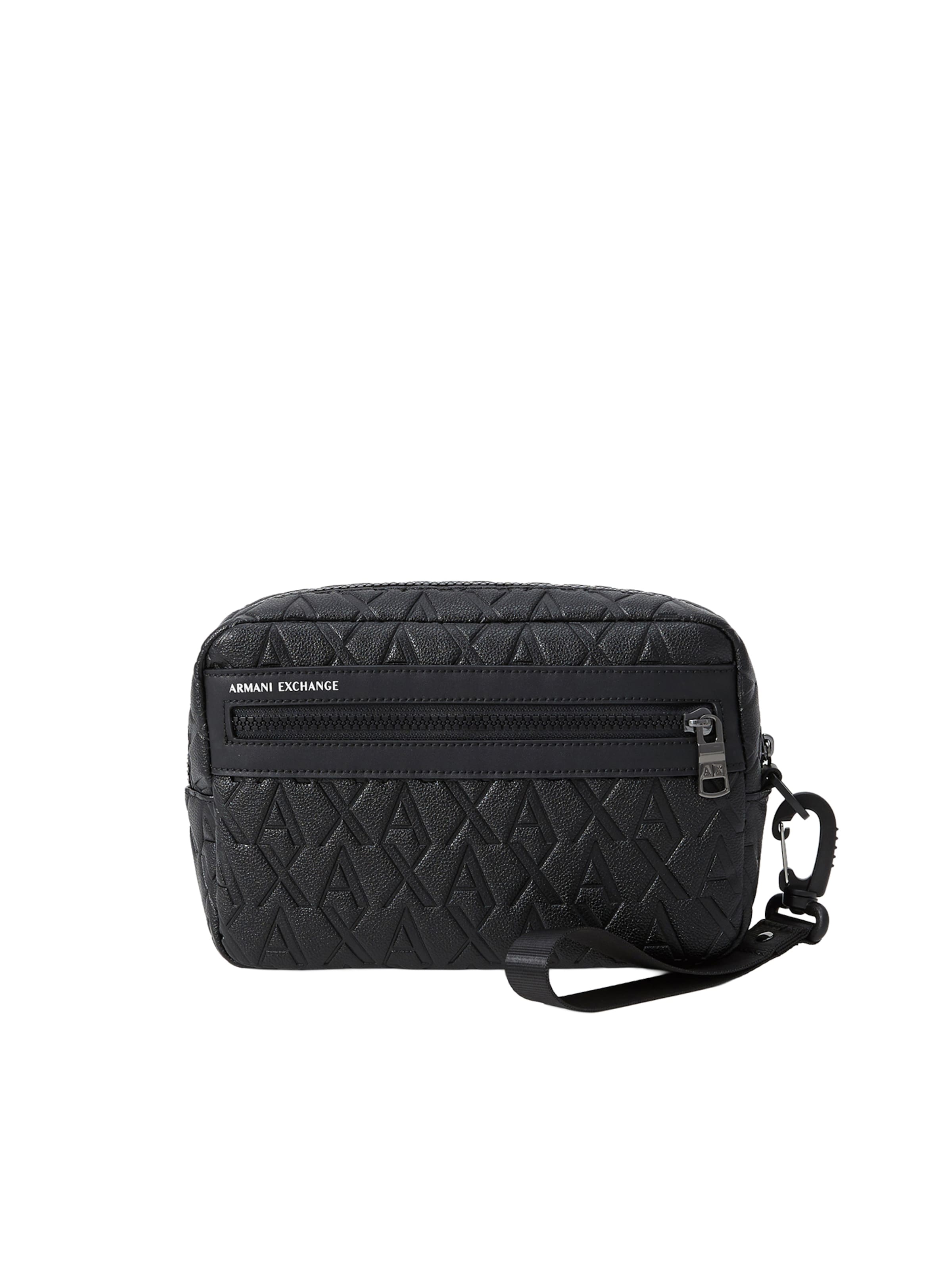 ARMANI EXCHANGE Toaletna torbica | črna barva: sprednja stran